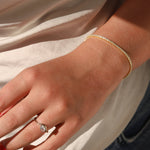 Quiet Icon-CZ Tennis Bracelet | 2.3mm-Bracelets-Blue Ruby Jewellery-Vancouver Canada