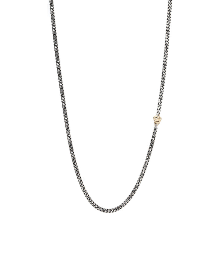 Scosha Mens-Endless Chain-Necklaces-Sterling Silver, 14k Yellow Gold-Blue Ruby Jewellery-Vancouver Canada
