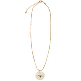 Embossed Chai Charm Necklace