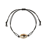 Not So Evil Eye Bracelet Hand Sculpted Porcelain, Thread