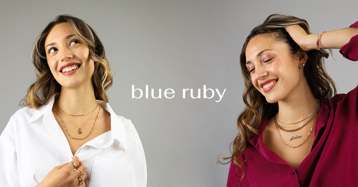 Leah Alexandra Demi Hoops – Blue Ruby Jewellery