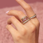 Olive & Piper-Sweetheart Ring Set-Rings-Blue Ruby Jewellery-Vancouver Canada