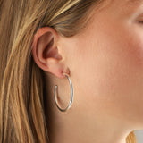 Tashi-Hoops I 40mm-Earrings-Blue Ruby Jewellery-Vancouver Canada