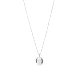 Tashi-Round Locket Necklace-Necklaces-Sterling Silver-Blue Ruby Jewellery-Vancouver Canada