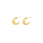 Tashi-Wide Tapered Hoops | 13mm-Earrings-14k Gold Vermeil-Blue Ruby Jewellery-Vancouver Canada