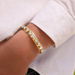TOVA-Kelly Cuff-Bracelets-Blue Ruby Jewellery-Vancouver Canada