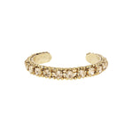 Mini Coco Bracelet Gold Plated, Silk Crystal