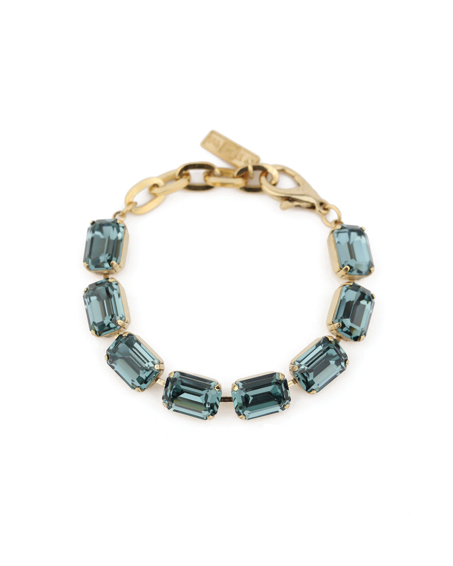 TOVA-Monique Bracelet-Bracelets-Gold Plated, Indian Sapphire Crystal-Blue Ruby Jewellery-Vancouver Canada
