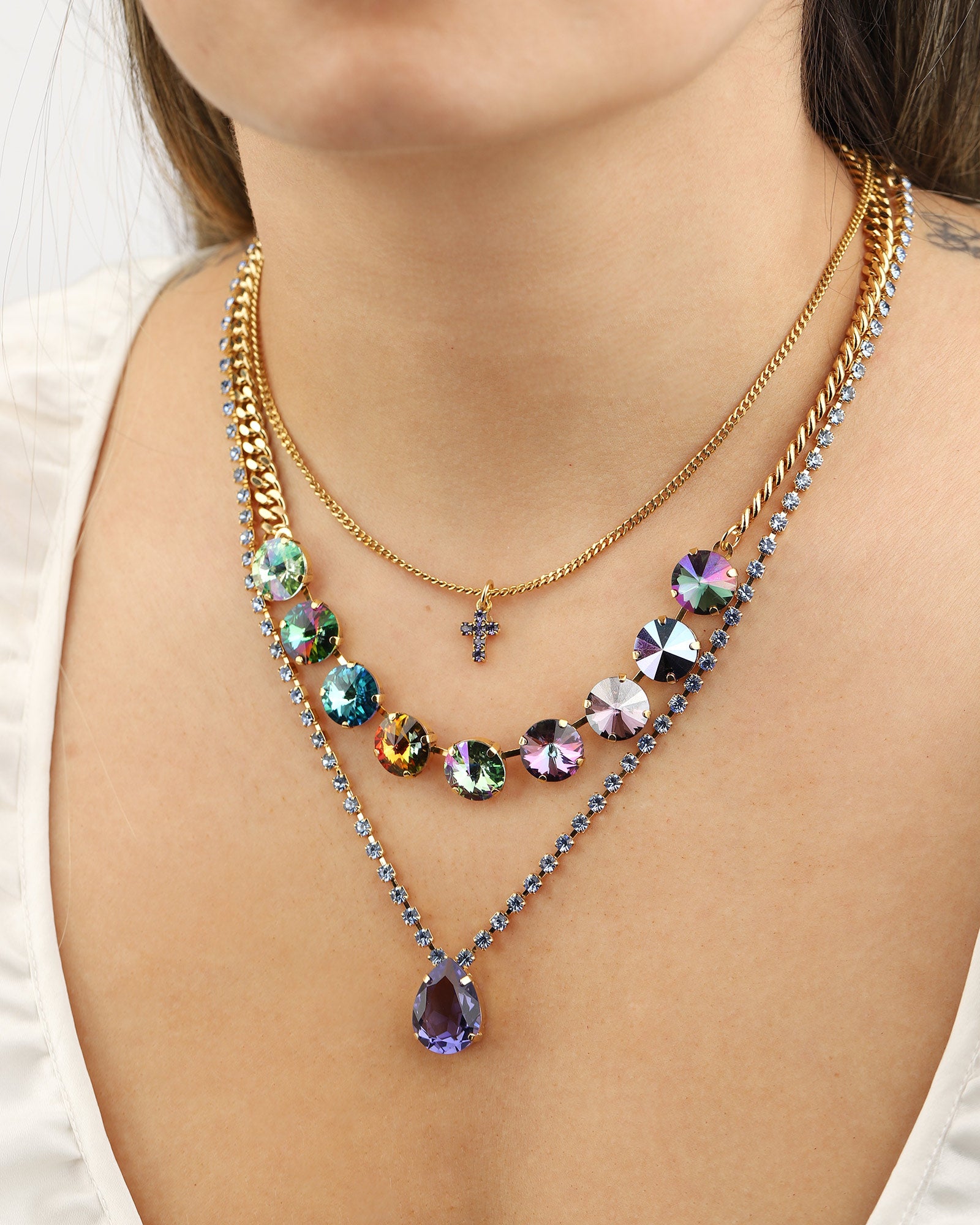 TOVA-Mini Sofia Necklace-Necklaces-Blue Ruby Jewellery-Vancouver Canada