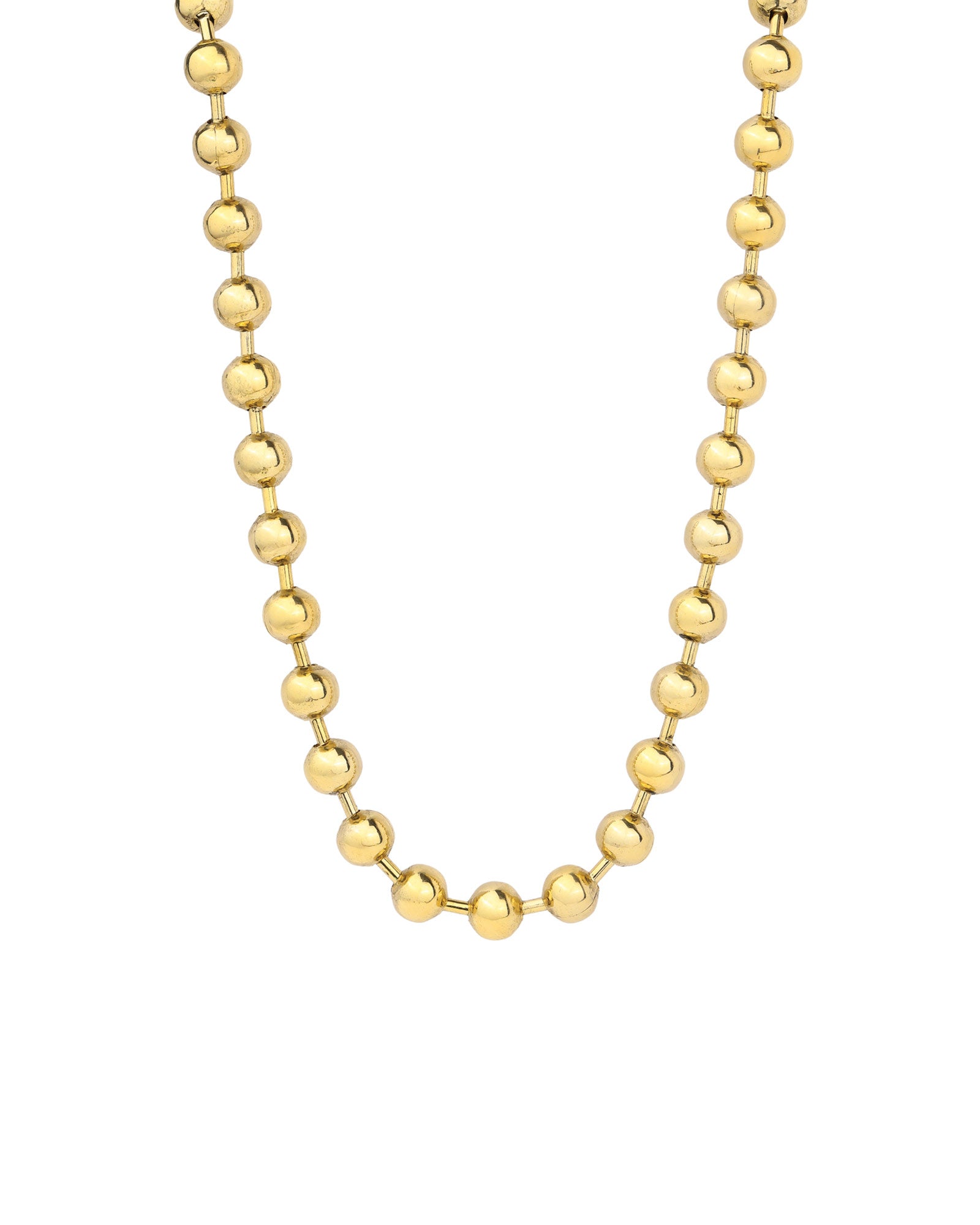 TOVA-Radmilla Necklace | 10mm-Necklaces-Gold Plated-Blue Ruby Jewellery-Vancouver Canada