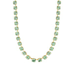 TOVA-Sarina Necklace-Necklaces-14k Gold Plated, Chrysolite Crystal-Blue Ruby Jewellery-Vancouver Canada