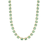TOVA-Sarina Necklace-Necklaces-14k Gold Plated, Chrysolite Crystal-Blue Ruby Jewellery-Vancouver Canada