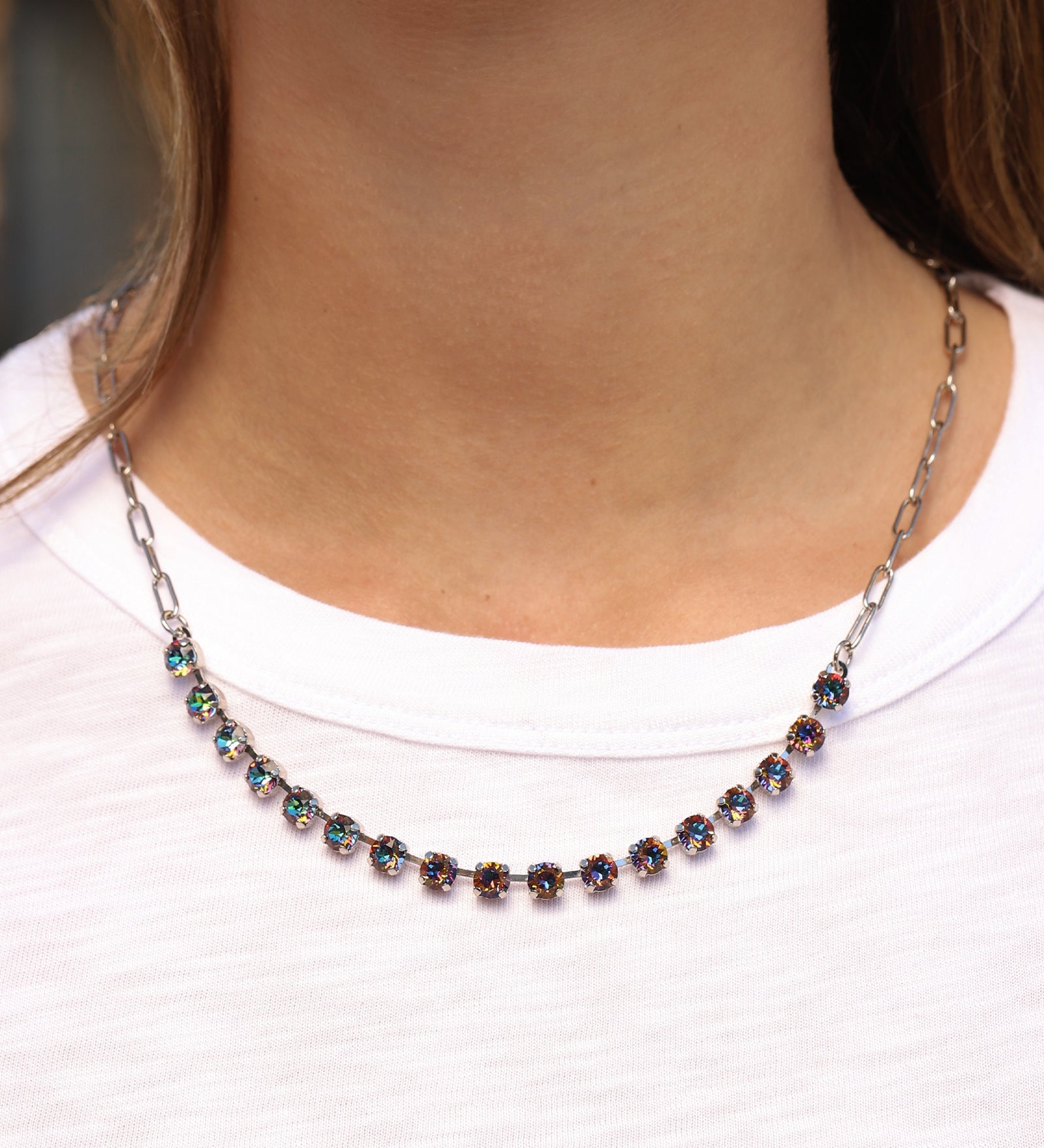 TOVA-Mini Sarina Necklace-Necklaces-Blue Ruby Jewellery-Vancouver Canada