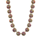 TOVA-Sofia Necklace-Necklaces-14k Gold Plated, Starlight Crystal-Blue Ruby Jewellery-Vancouver Canada