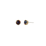 Mini Chrisley Studs 14k Gold Plated, Volcano Crystal
