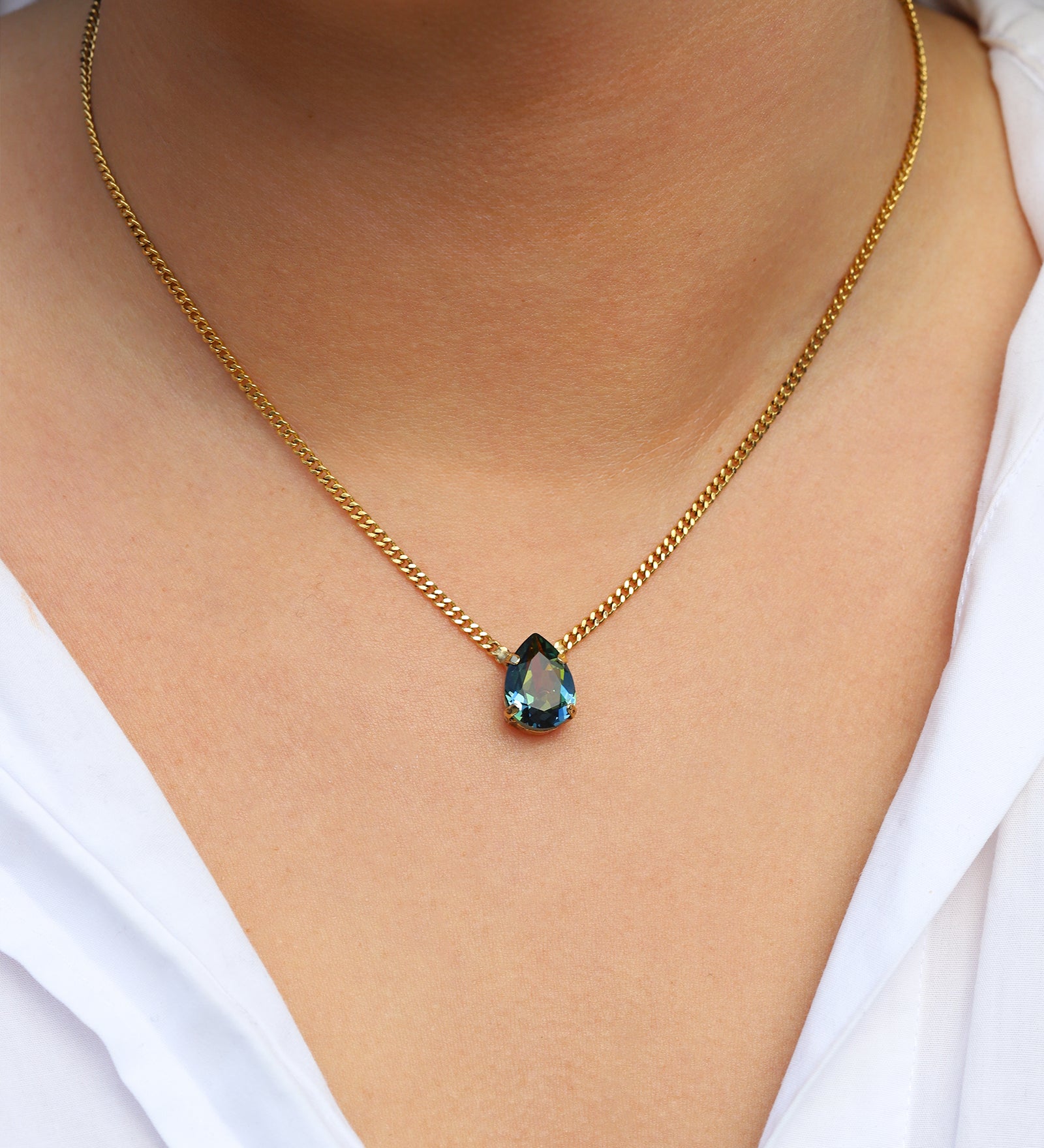 TOVA-Lumi Necklace-Necklaces-Blue Ruby Jewellery-Vancouver Canada