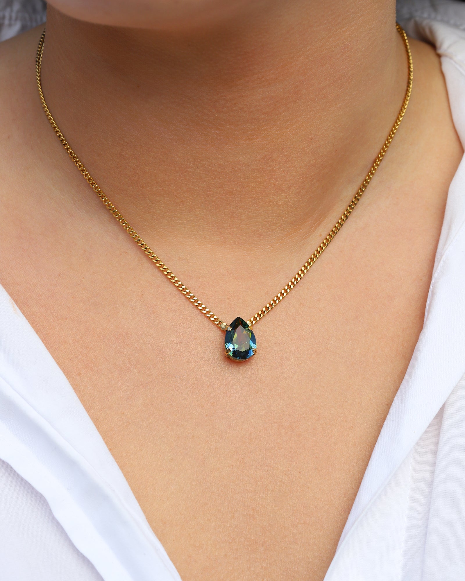 TOVA-Lumi Necklace-Necklaces-Blue Ruby Jewellery-Vancouver Canada