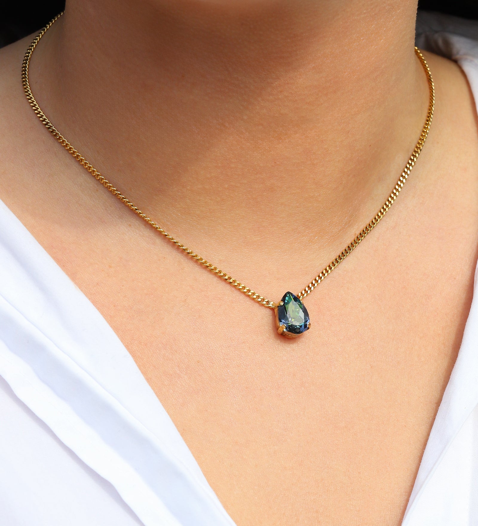TOVA-Lumi Necklace-Necklaces-Blue Ruby Jewellery-Vancouver Canada