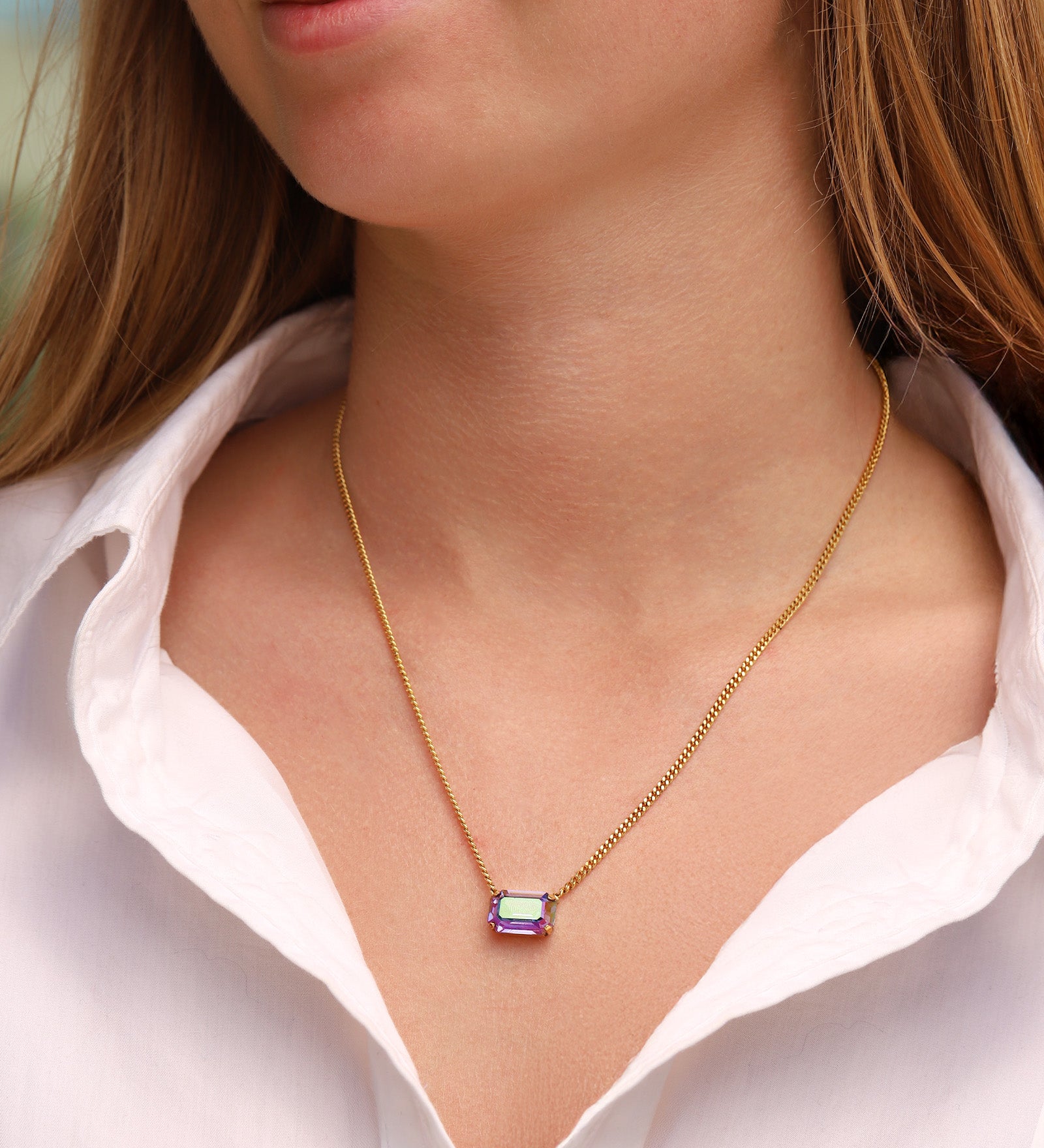 TOVA-Rubin Necklace-Necklaces-Blue Ruby Jewellery-Vancouver Canada