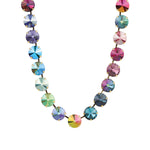 TOVA-Sofia Necklace-Necklaces-14k Gold Plated, Bohemian Wonderland Crystal-Blue Ruby Jewellery-Vancouver Canada