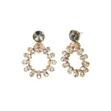 Mimi Studs 14k Gold Plated, Starlight Crystal