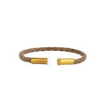 Tres Cuervos-Flint Single Waxed Canvas Bracelet-Bracelets-Blue Ruby Jewellery-Vancouver Canada