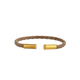 Tres Cuervos-Flint Single Waxed Canvas Bracelet-Bracelets-Blue Ruby Jewellery-Vancouver Canada