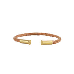 Tres Cuervos-Flint Single Waxed Canvas Bracelet-Bracelets-Blue Ruby Jewellery-Vancouver Canada