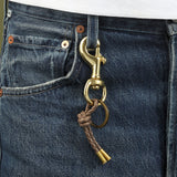 Tres Cuervos-Canvas Knot Keychain-Accessories-Blue Ruby Jewellery-Vancouver Canada