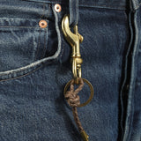Tres Cuervos-Canvas Knot Keychain-Accessories-Blue Ruby Jewellery-Vancouver Canada