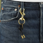 Tres Cuervos-Canvas Knot Keychain-Accessories-Blue Ruby Jewellery-Vancouver Canada