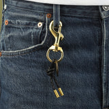 Tres Cuervos-Canvas Knot Keychain-Accessories-Blue Ruby Jewellery-Vancouver Canada