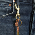 Tres Cuervos-Canvas Knot Keychain-Accessories-Blue Ruby Jewellery-Vancouver Canada