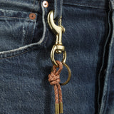 Tres Cuervos-Canvas Knot Keychain-Accessories-Blue Ruby Jewellery-Vancouver Canada