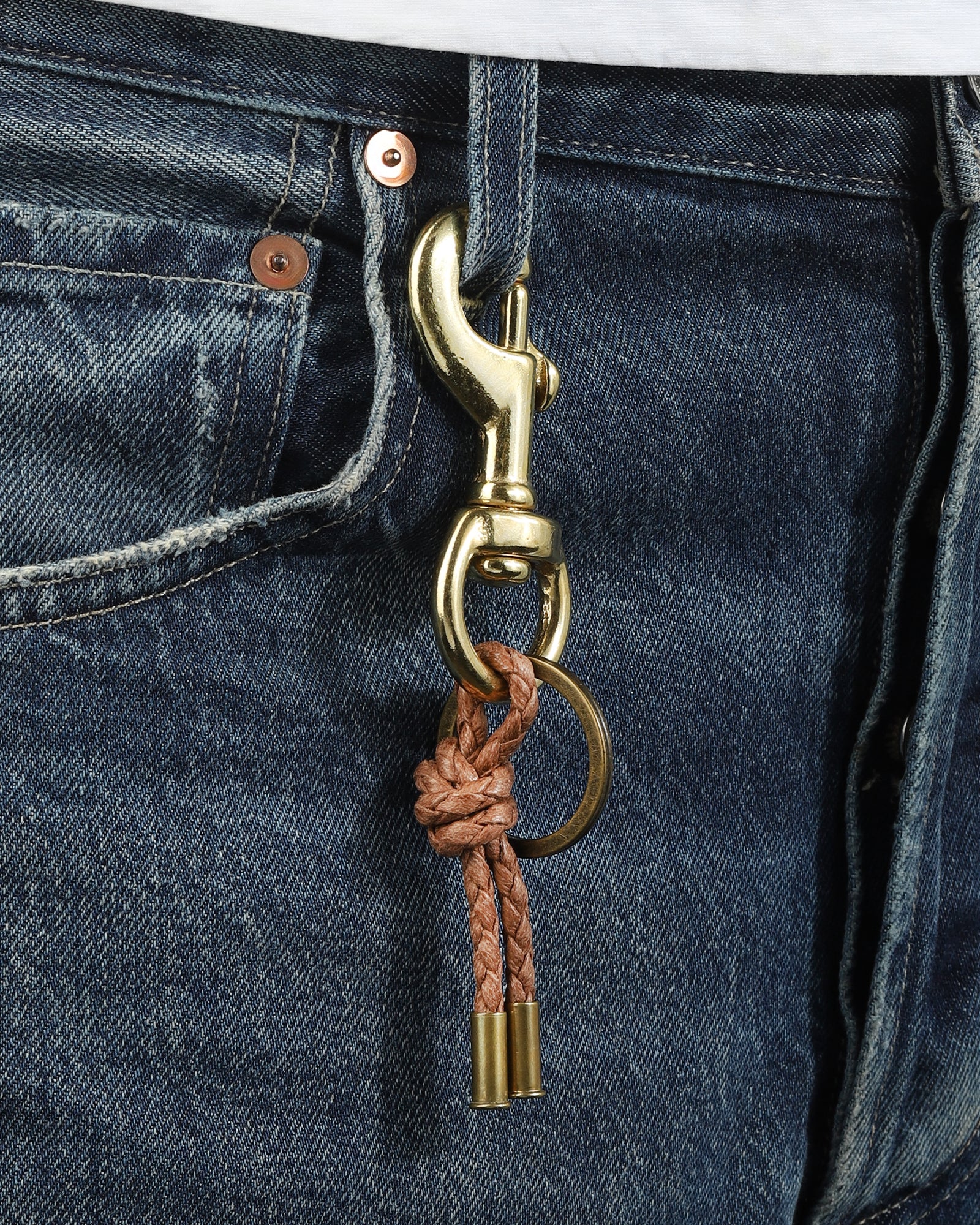 Tres Cuervos-Canvas Knot Keychain-Accessories-Blue Ruby Jewellery-Vancouver Canada