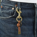 Tres Cuervos-Canvas Knot Keychain-Accessories-Blue Ruby Jewellery-Vancouver Canada