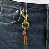 Tres Cuervos-Canvas Knot Keychain-Accessories-Blue Ruby Jewellery-Vancouver Canada
