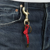 Tres Cuervos-Canvas Knot Keychain-Accessories-Blue Ruby Jewellery-Vancouver Canada