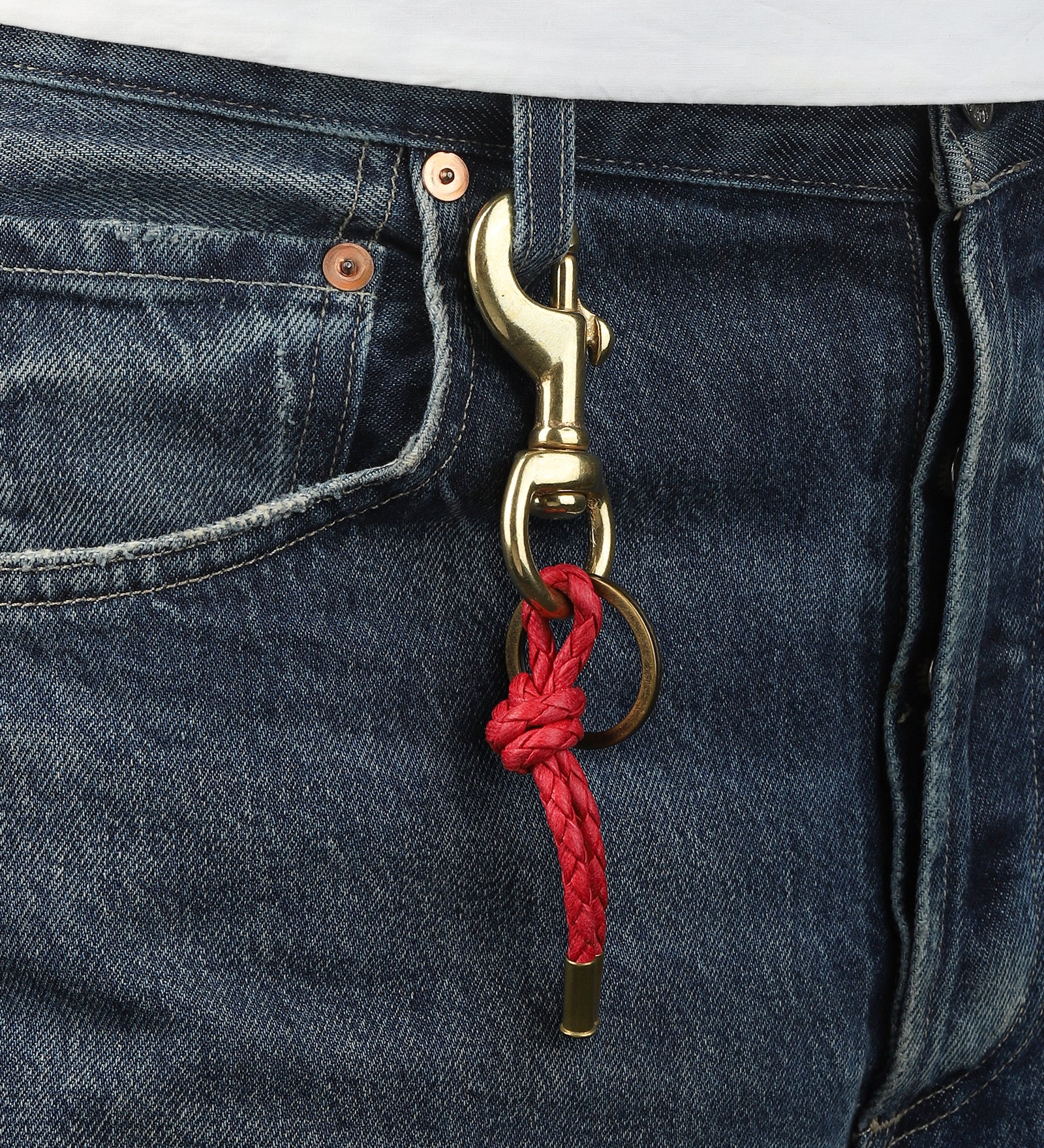 Tres Cuervos-Canvas Knot Keychain-Accessories-Blue Ruby Jewellery-Vancouver Canada