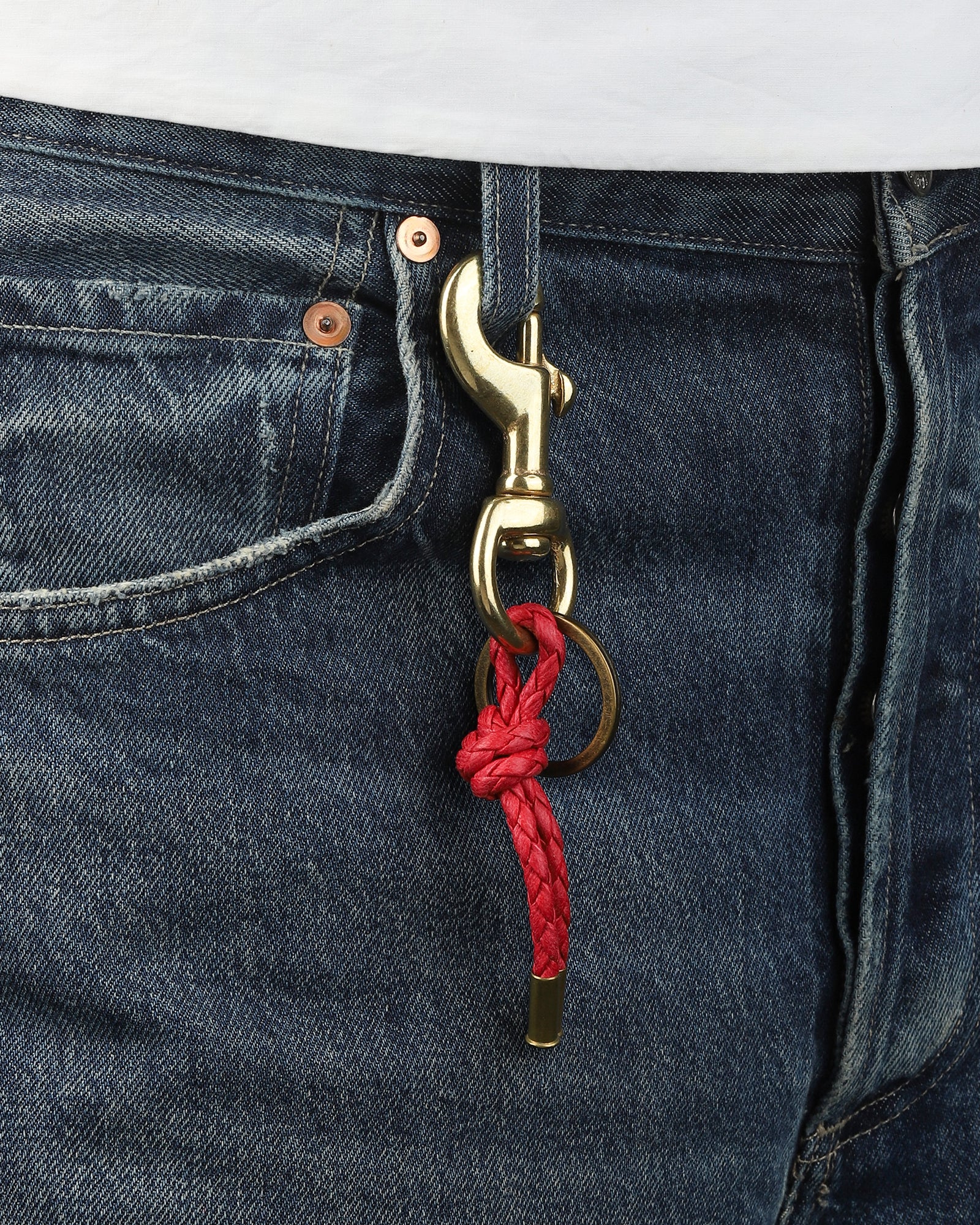 Tres Cuervos-Canvas Knot Keychain-Accessories-Blue Ruby Jewellery-Vancouver Canada