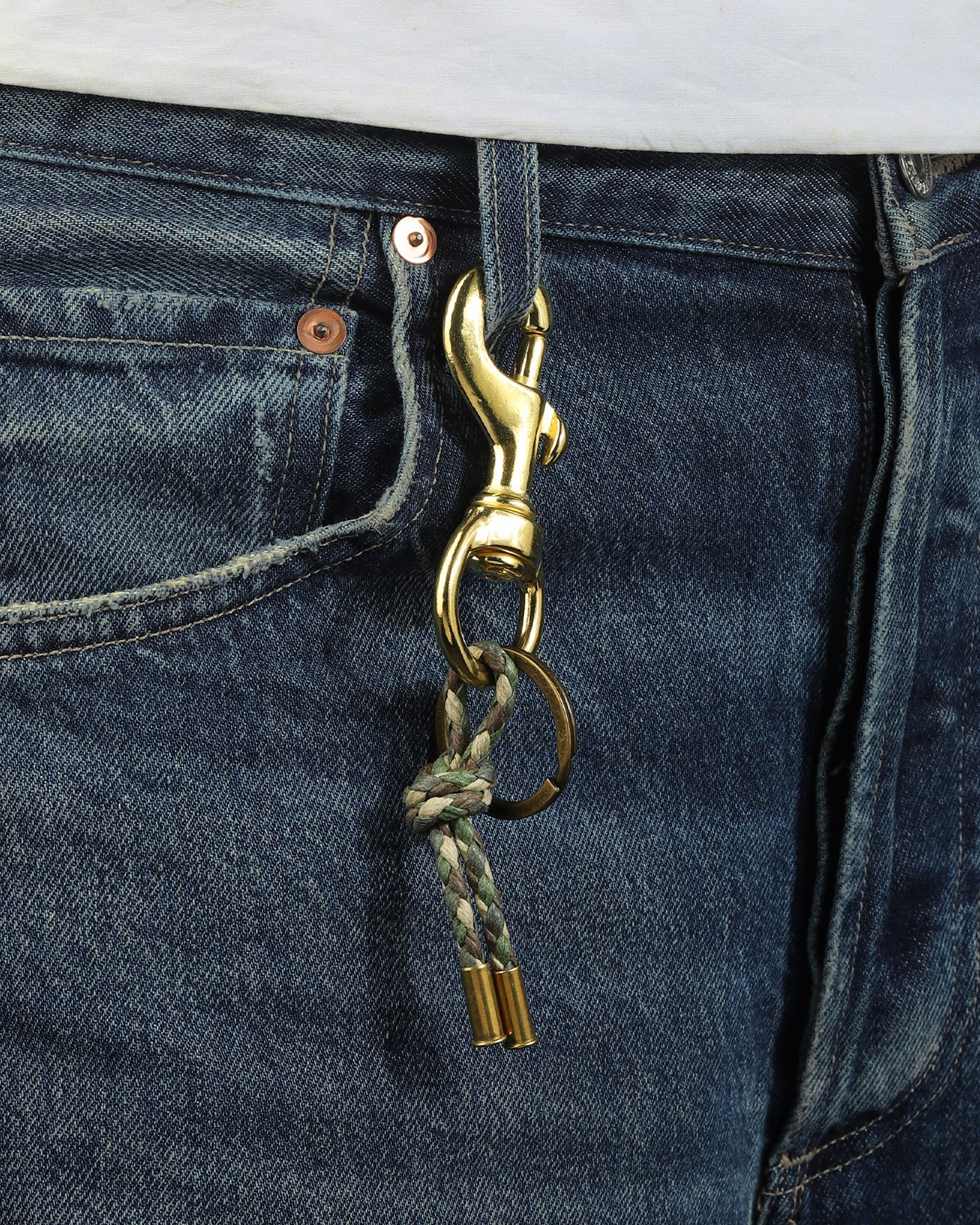 Tres Cuervos-Canvas Knot Keychain-Accessories-Blue Ruby Jewellery-Vancouver Canada