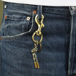 Tres Cuervos-Canvas Knot Keychain-Accessories-Blue Ruby Jewellery-Vancouver Canada