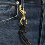 Tres Cuervos-Leather Knot Keychain-Accessories-Blue Ruby Jewellery-Vancouver Canada