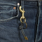 Tres Cuervos-Leather Knot Keychain-Accessories-Blue Ruby Jewellery-Vancouver Canada