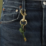 Tres Cuervos-Leather Knot Keychain-Accessories-Blue Ruby Jewellery-Vancouver Canada