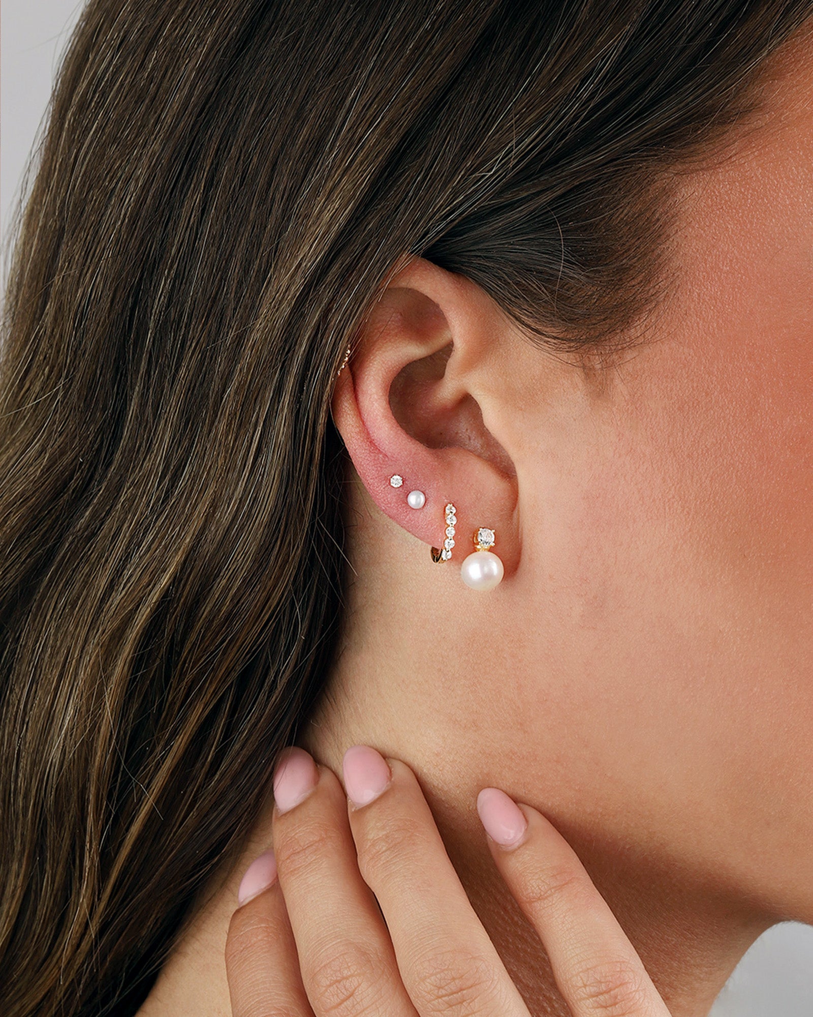 Valley of the Fine-CZ Single Stud I 2mm-Earrings-Blue Ruby Jewellery-Vancouver Canada