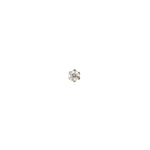 Valley of the Fine-CZ Single Stud I 2mm-Earrings-Blue Ruby Jewellery-Vancouver Canada