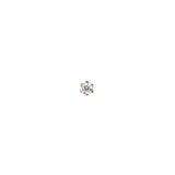 Valley of the Fine-CZ Single Stud I 2mm-Earrings-Blue Ruby Jewellery-Vancouver Canada