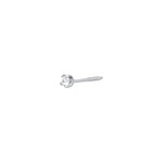 Valley of the Fine-CZ 4 Prong Single Stud | 2mm-Earrings-Blue Ruby Jewellery-Vancouver Canada