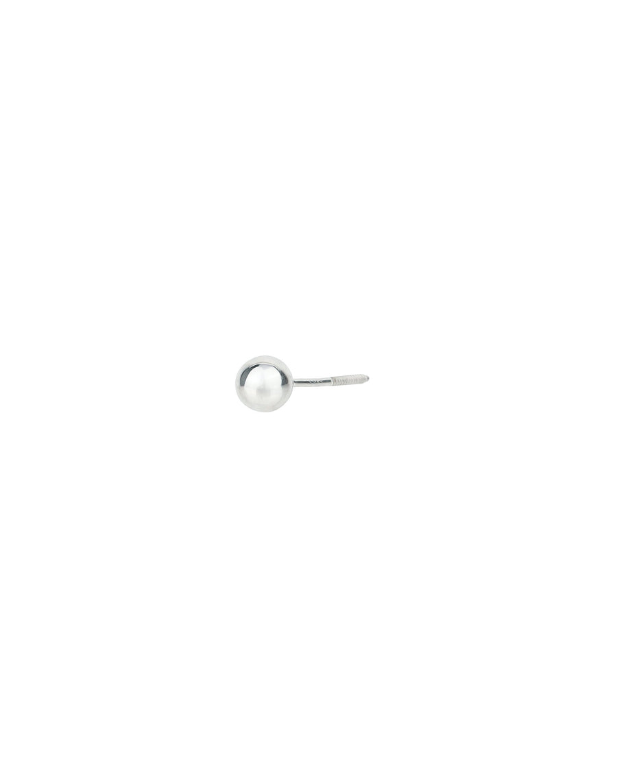 CZ 4 Prong Stud I 3mm 10k White Gold